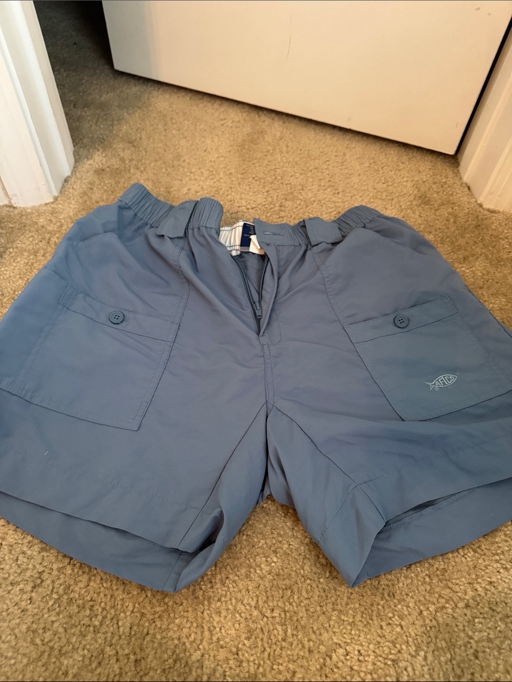 AFTCO Light Blue Men's Cargo Shorts